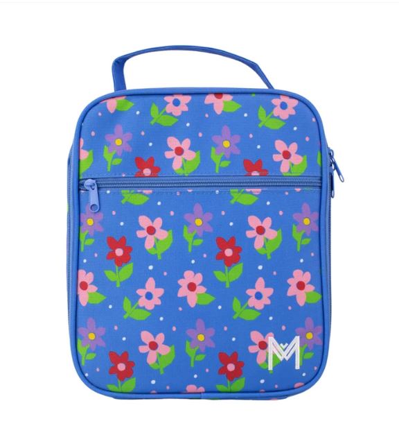 MontiiCo Large Insulated Lunch Bag - Petals