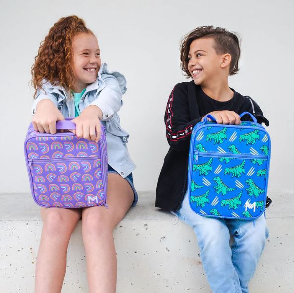 MontiiCo Large Insulated Lunch Bag - Rainbows