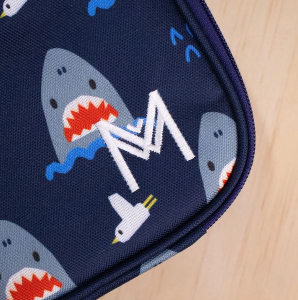 MontiiCo Large Insulated Lunch Bag - Shark