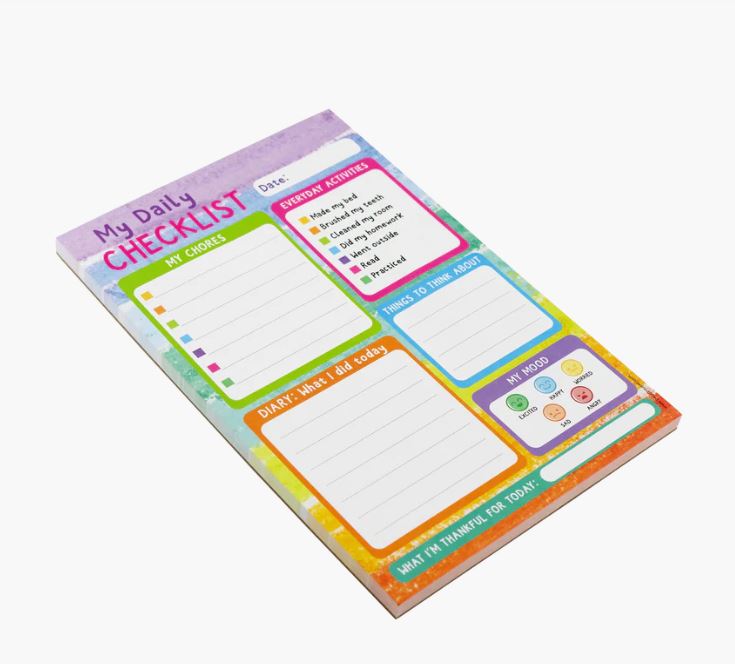 Kids' Daily Planner Note Pad - 60 Sheets
