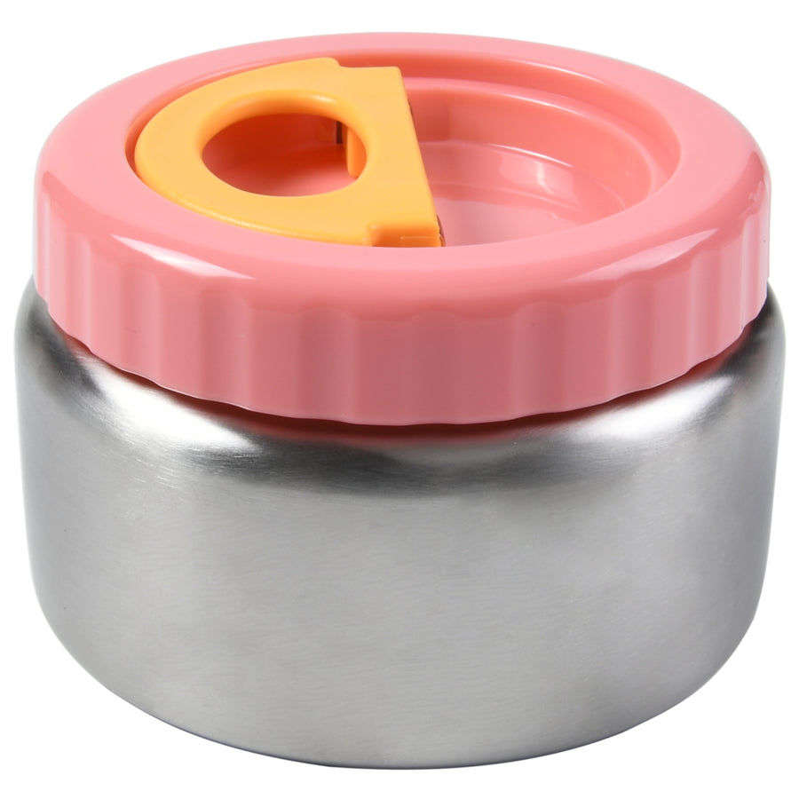 Pink Thermal insulated food jar 