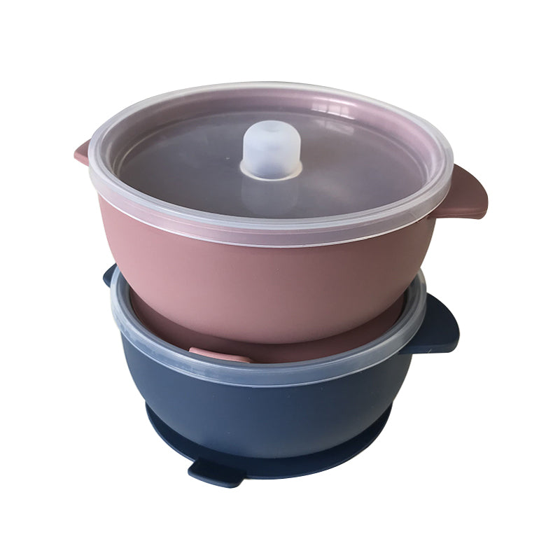 Travel bowl with outlet lid