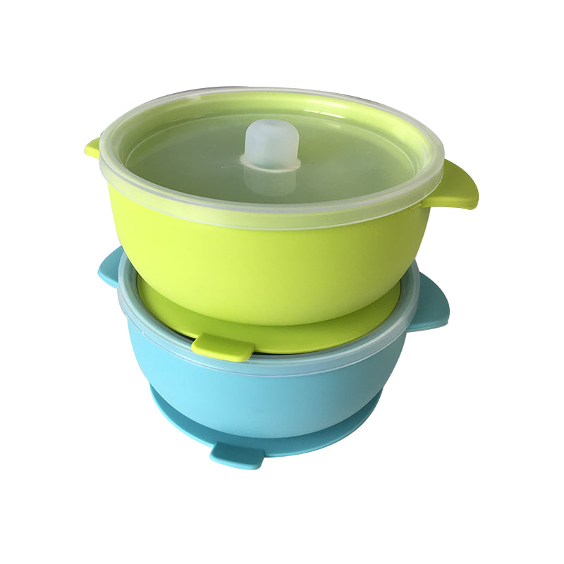 Silicone Suction Bowl (+ Travel Lid)